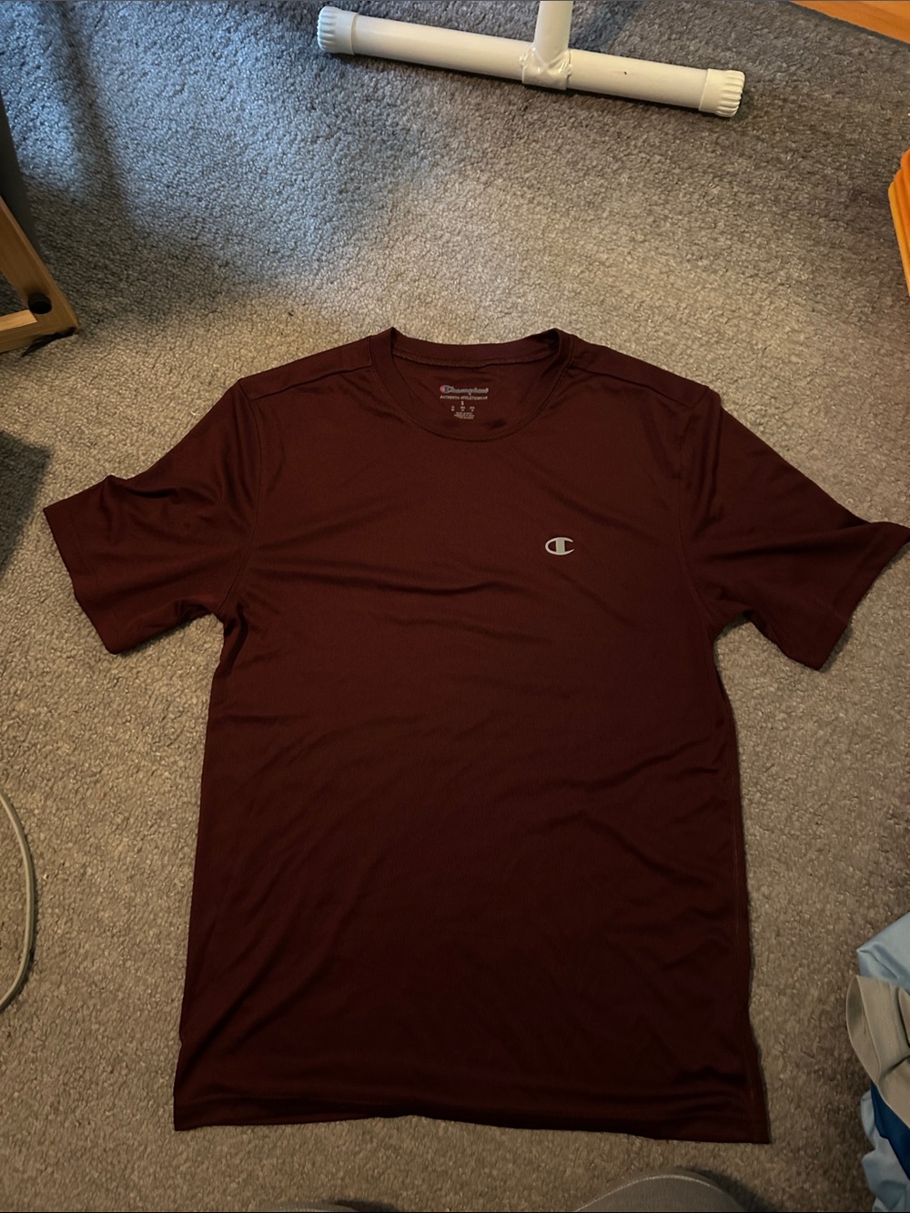 Champion Maroon Short Sleeve Performance Tee